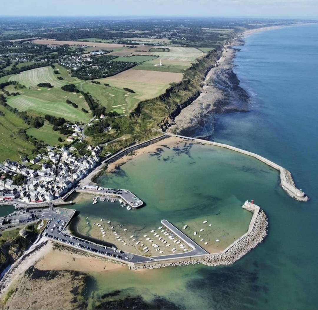 Cote Cottage Apt 3 Chambres Bien Equipee Vue Imprenable Sur Port Et Mer Etreham ภายนอก รูปภาพ